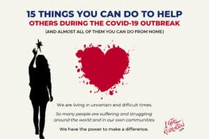 Ways to help during the COVID-19 Pandemic